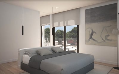 Sechs neu gebaute Einfamilienhäuser mit Meerblick in Cala Pi zu 100% verkauft