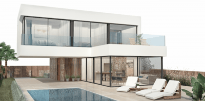 Stunning luxury villa sold to a private investor as a project